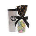 Plastic Travel Mug with Sweet Tarts - 16 Oz.